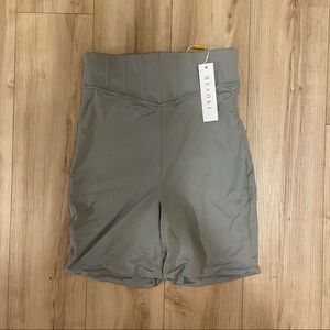 NWT Meshki Chaya High Waisted Boned Bike Short